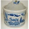 Image 3 : BLUE SALT-GLAZED SALT CROCK