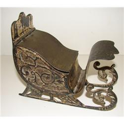 CAST-IRON SLEIGH FORM MATCH SAFE