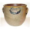 Image 1 : BLUE DECORATED STONEWARE OVOID CROCK