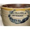 Image 2 : BLUE DECORATED STONEWARE OVOID CROCK