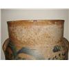 Image 4 : BLUE DECORATED STONEWARE OVOID CROCK
