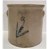 Image 1 : BLUE DECORATED VERMONT STONEWARE CROCK