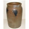 Image 2 : BLUE DECORATED STONEWARE CROCK