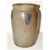 Image 3 : BLUE DECORATED STONEWARE CROCK