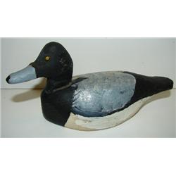 MILES HANCOCK VIRGINIA MINIATURE BLUEBILL DECOY