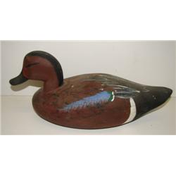 DELAWARE GREEN WING TEAL DECOY