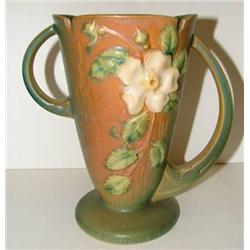 ROSEVILLE WHITE ROSE, 1940 VASE