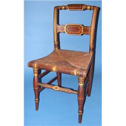 NEW ENGLAND PAINTED SIDE CHAIR