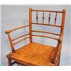 Image 3 : OAK RUSH BOTTOM ARM CHAIR