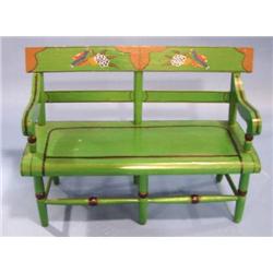 PRIMITIVE CHILD’S DEACON’S BENCH