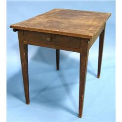 TAPERED LEG SINGLE DRAWER WORK TABLE