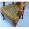 Image 3 : MAHOGANY CHIPPENDALE STYLE ARM CHAIR