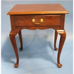 HENKEL-HARRIS MAHOGANY SINGLE DRAWER STAND