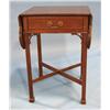 Image 1 : MAHOGANY DROP LEAF END TABLE