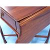 Image 2 : MAHOGANY DROP LEAF END TABLE