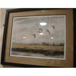 WILLIE CROCKETT VIRGINIA WATERFOWL PRINT