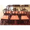 Image 1 : SET OF 6 MAHOGANY DINING CHAIRS