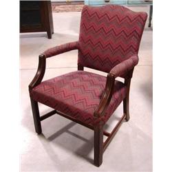 MARTHA WASHINGTON STYLE ARM CHAIR