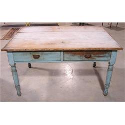 PENNSYLVANIA ORIGINAL PAINTED FARM TABLE