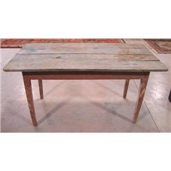 COUNTRY FARM TABLE WITH ORIGINAL PAINT