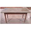 Image 1 : COUNTRY FARM TABLE WITH ORIGINAL PAINT