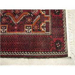 SEMI-ANTIQUE PERSIAN THROW RUG