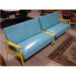 VINTAGE 1960S TWO-PIECE SOFA