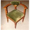 Image 1 : VICTORIAN SOFTWOOD CORNER ARM CHAIR