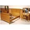Image 1 : FIVE PIECE BIRD’S EYE MAPLE BEDROOM SUITE