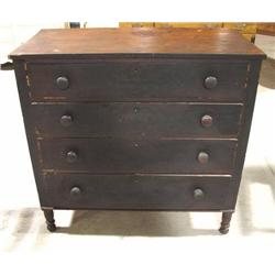 WALNUT FOUR DRAWER CHEST