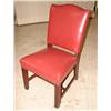 Image 1 : LEATHER OCCASIONAL SIDE CHAIR
