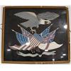 Image 1 : FRAMED U.S./GREAT BRITAIN MILITARY SILK