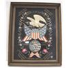 Image 1 : FRAMED U.S. WORLD WAR 2 MILITARY SILK