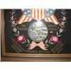 Image 2 : FRAMED U.S. WORLD WAR 2 MILITARY SILK