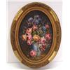 Image 1 : SMALL OIL ON BOARD FLORAL PAINTING