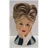 Image 1 : FIGURAL FEMALE HEAD VASE