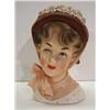 Image 1 : FIGURAL FEMALE HEAD VASE