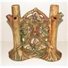 Image 1 : WELLER POTTERY WOODCRAFT DOUBLE BUD VASE