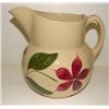 Image 1 : WATT FLORAL DECORATED PITCHER