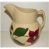 Image 1 : WATT FLORAL DECORATED PITCHER