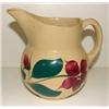 Image 1 : WATT FLORAL DECORATED CREAM PITCHER