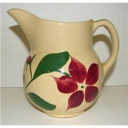 WATT FLORAL DECORATED CREAM PITCHER