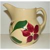 Image 1 : WATT FLORAL DECORATED CREAM PITCHER