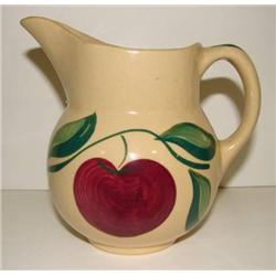 WATT APPLE DECORATED CREAM PITCHER
