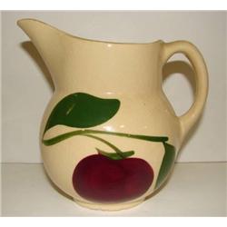 WATT APPLE DECORATED CREAM PITCHER