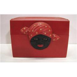 BLACK AMERICANA MAMMY RECIPE BOX