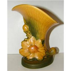 ROSEVILLE PEONY, 1942 CORNUCOPIA VASE