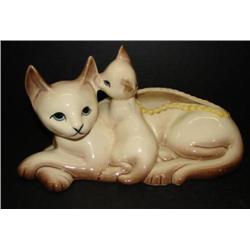 HULL POTTERY SIAMESE CAT PLANTER