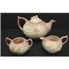 Image 1 : HULL POTTERY MAGNOLIA THREE PIECE TEA SET