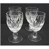 Image 1 : FOUR WATERFORD CRYSTAL GOBLETS